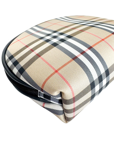 Burberry Beige House Check Monogram Pouch