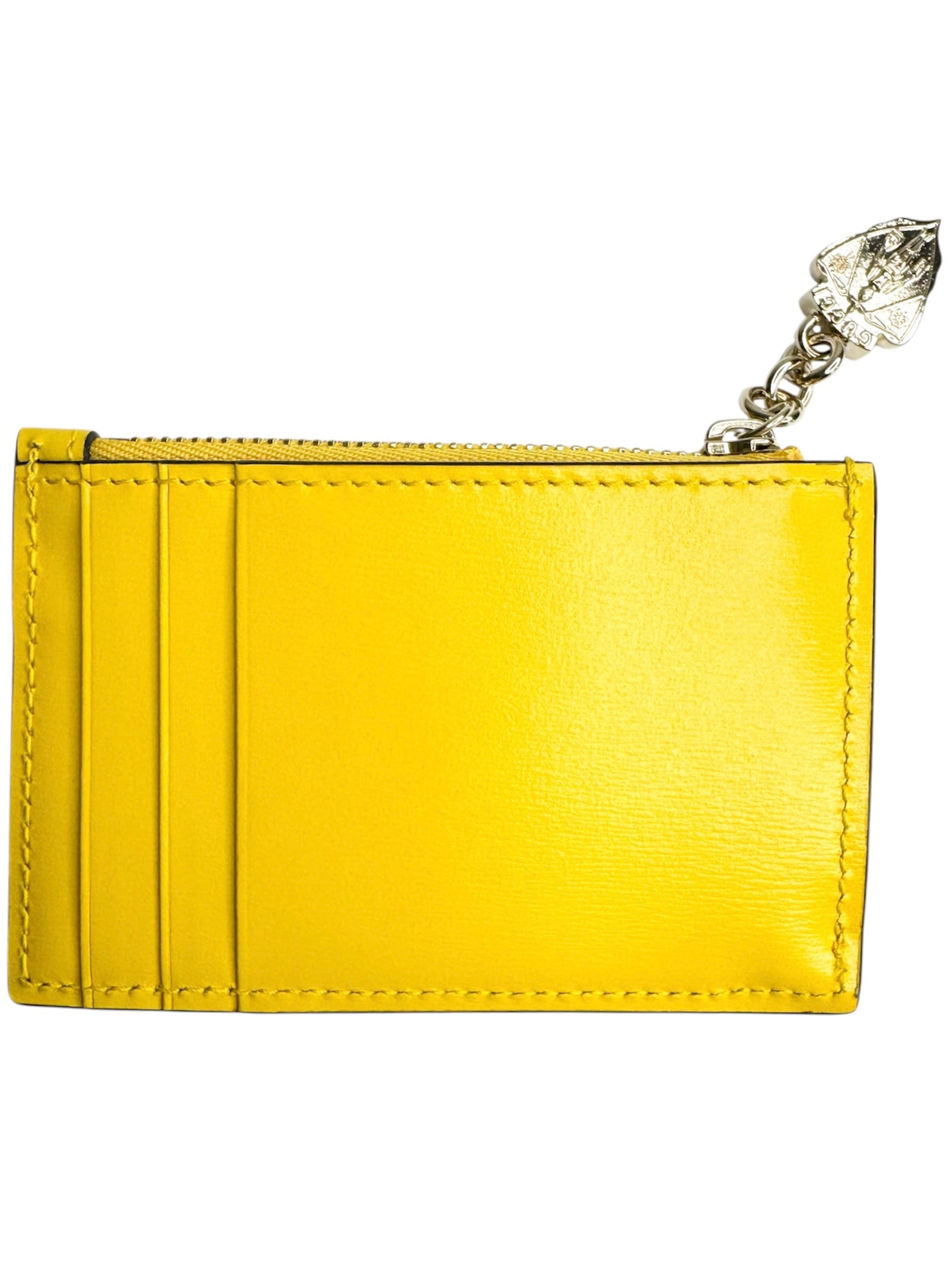 Gucci Yellow GG Canvas and Leather Card Case (Full Set/Never Used)