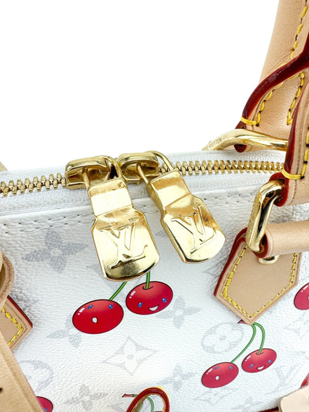 Louis Vuitton x Takashi Murakami Cerises Alma BB Handbag