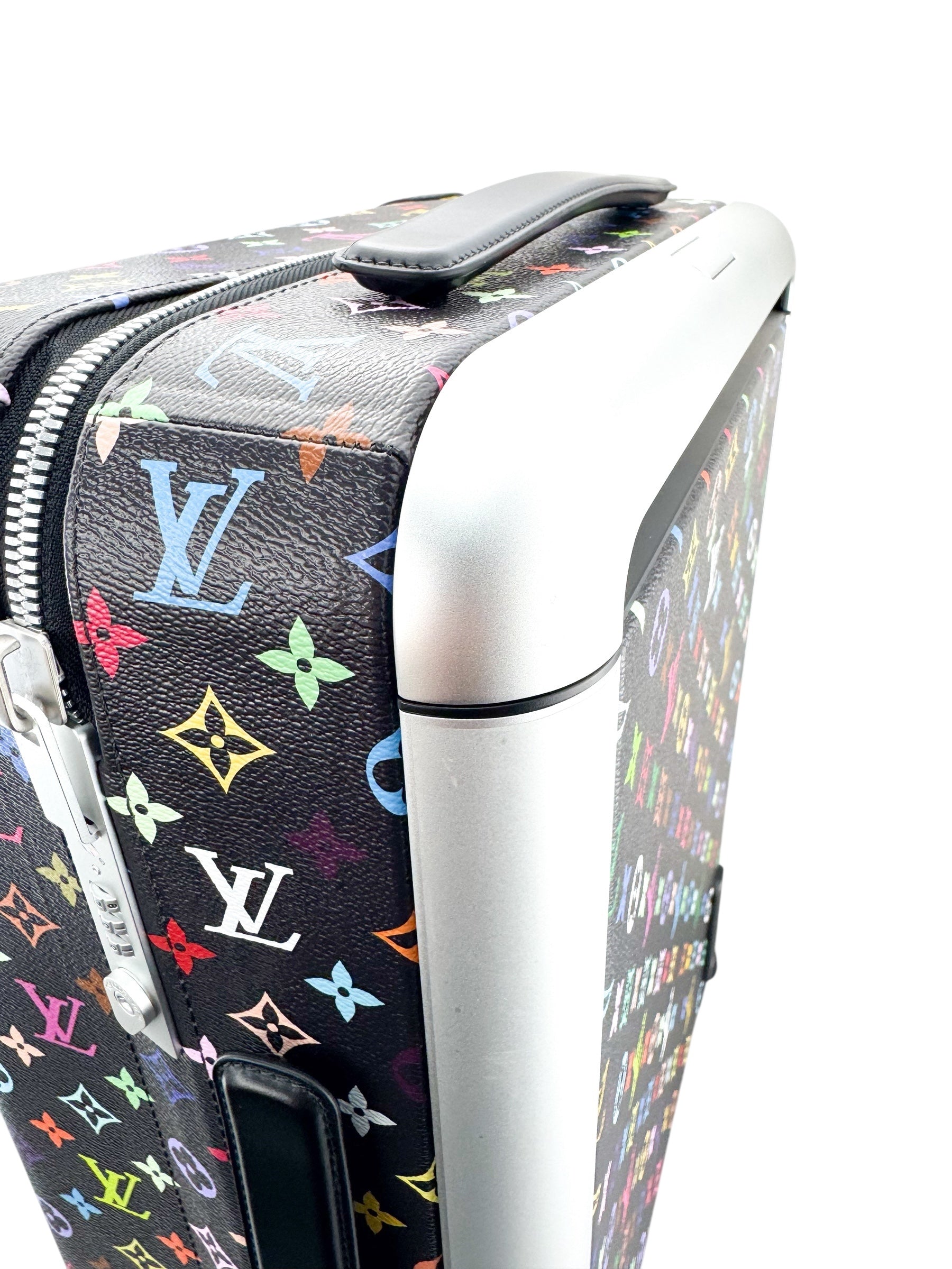 Louis Vuitton x Takashi Murakami Black Multicolor Horizon 55