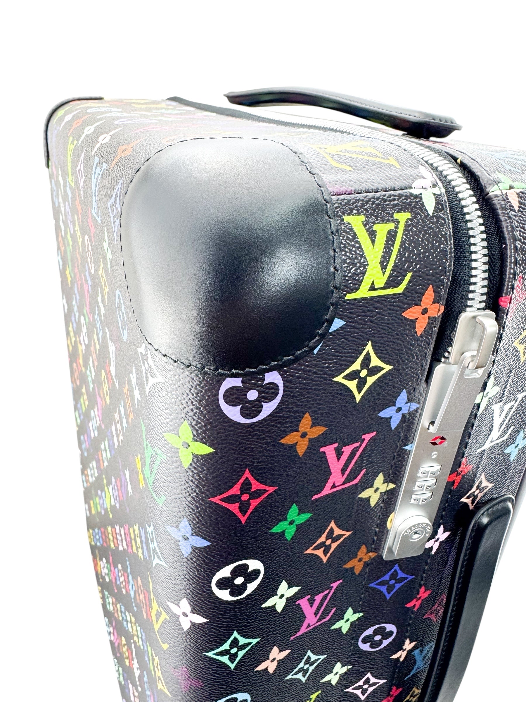 Louis Vuitton x Takashi Murakami Black Multicolor Horizon 55