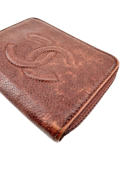 Chanel Brown Caviar Timeless CC 6 Key Holder Case
