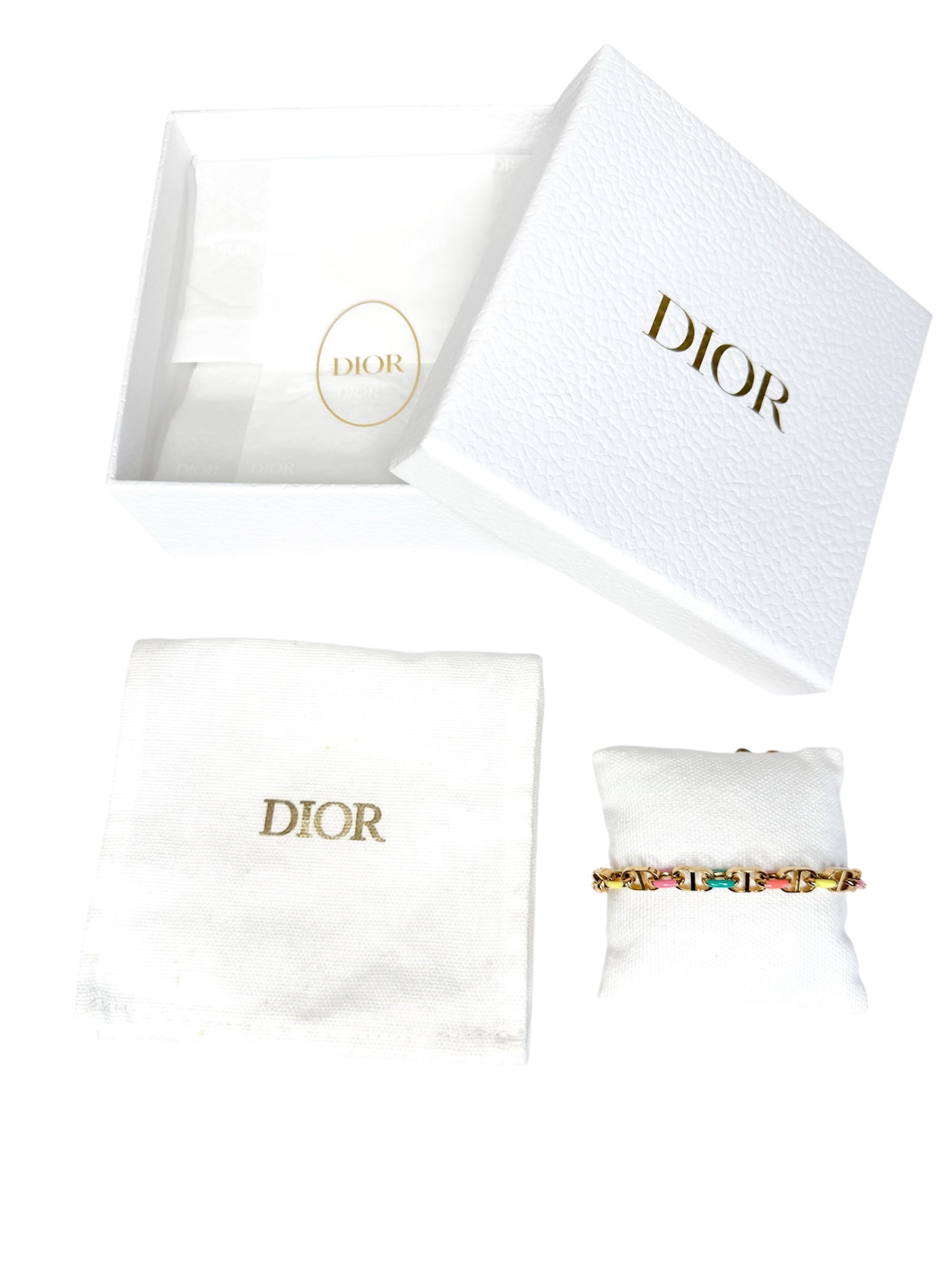 Christian Dior Multi Dioriviera CD Bracelet (Full Set)