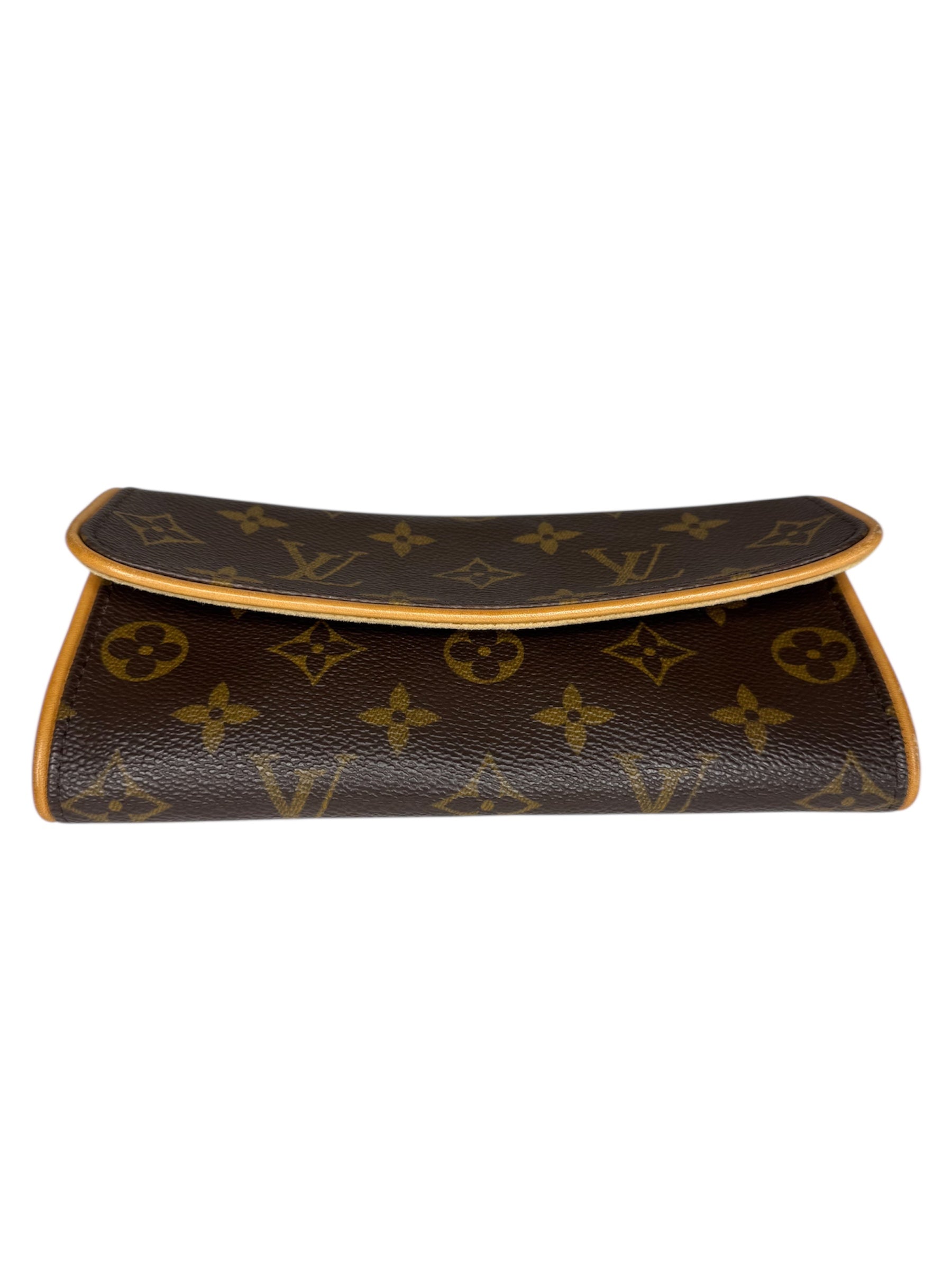 Louis Vuitton Brown Monogram Vintage Twin Pochette PM