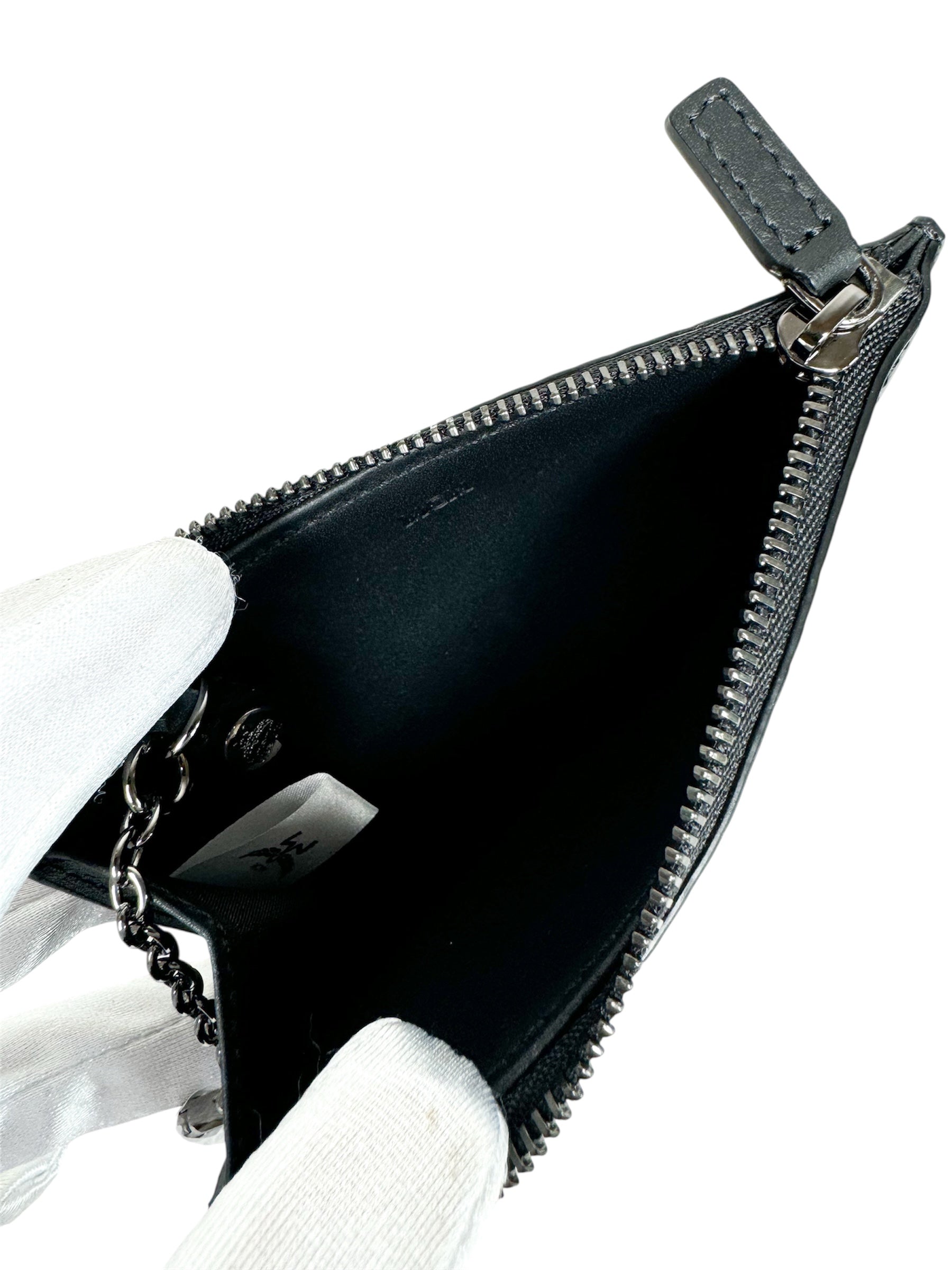 MCM Black Visetos Monogram Large Key Case (Full Set/Never Used)