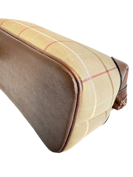 Burberry's Vintage Nova Plaid Toiletry/Cosmetic Bag