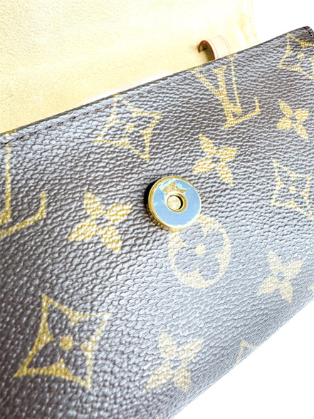 Louis Vuitton Brown Monogram Vintage Twin Pochette PM