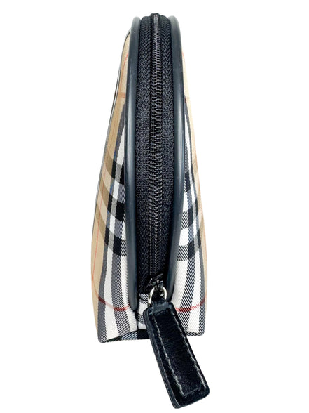 Burberry Beige House Check Monogram Pouch