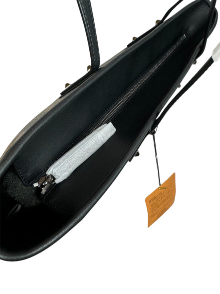 MCM Black Visetos Monogram Aren Shoulder Tote (Full Set/Never Used)