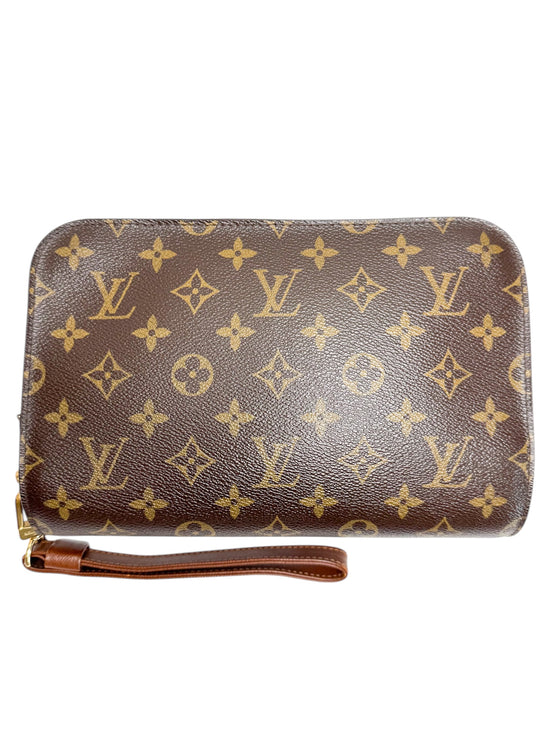 Louis Vuitton Brown Monogram Orsay Clutch