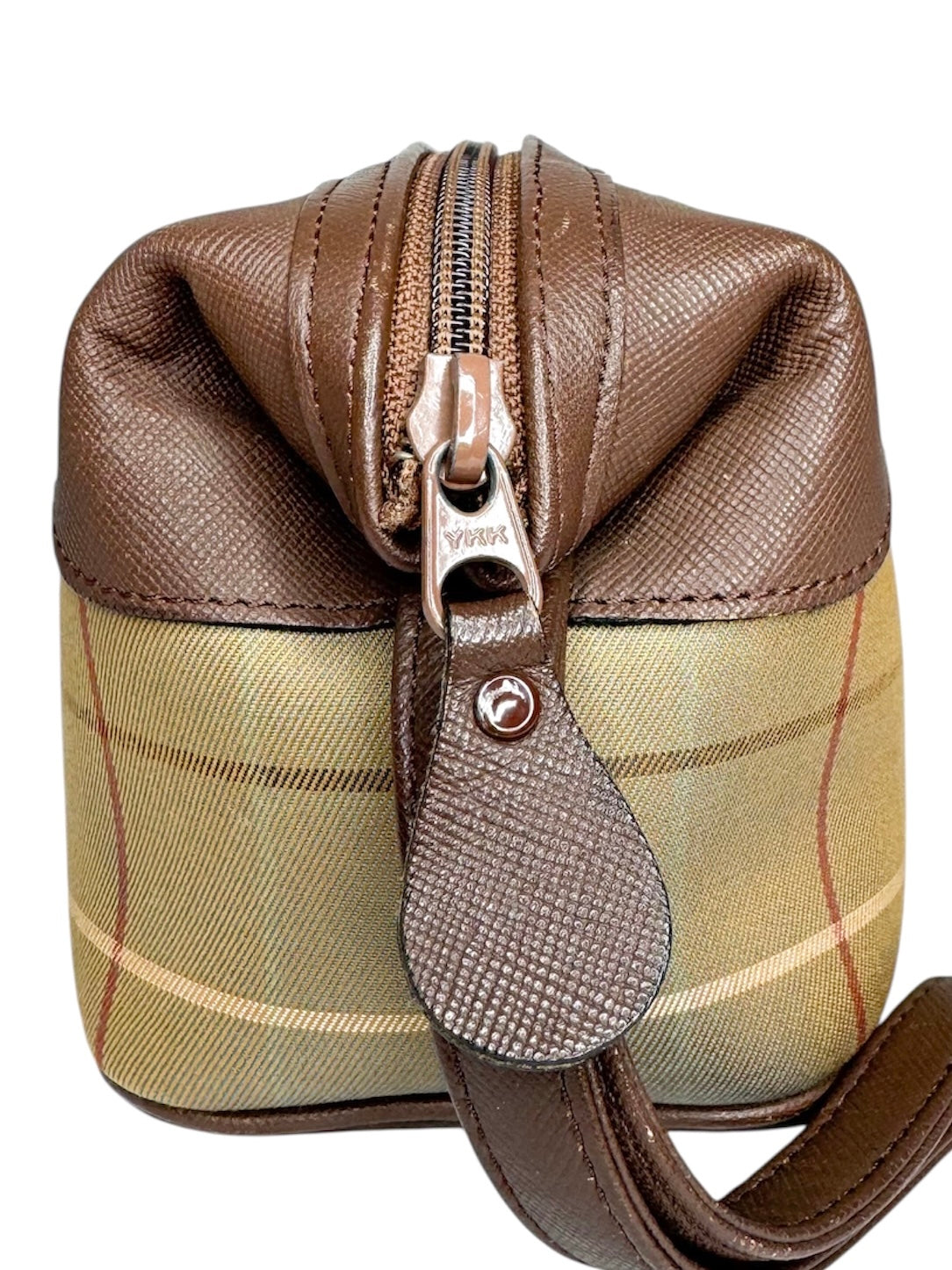 Burberry's Vintage Nova Plaid Toiletry/Cosmetic Bag