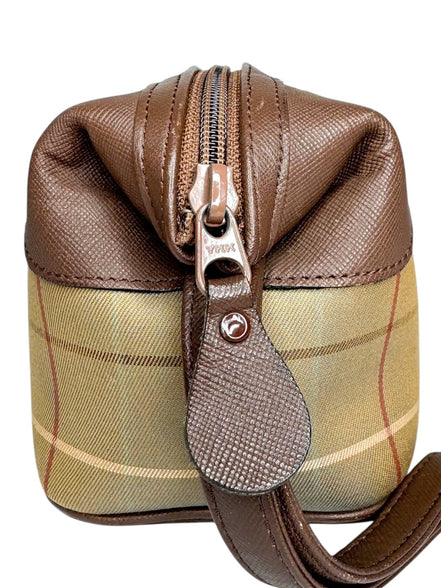 Burberry's Vintage Nova Plaid Toiletry/Cosmetic Bag