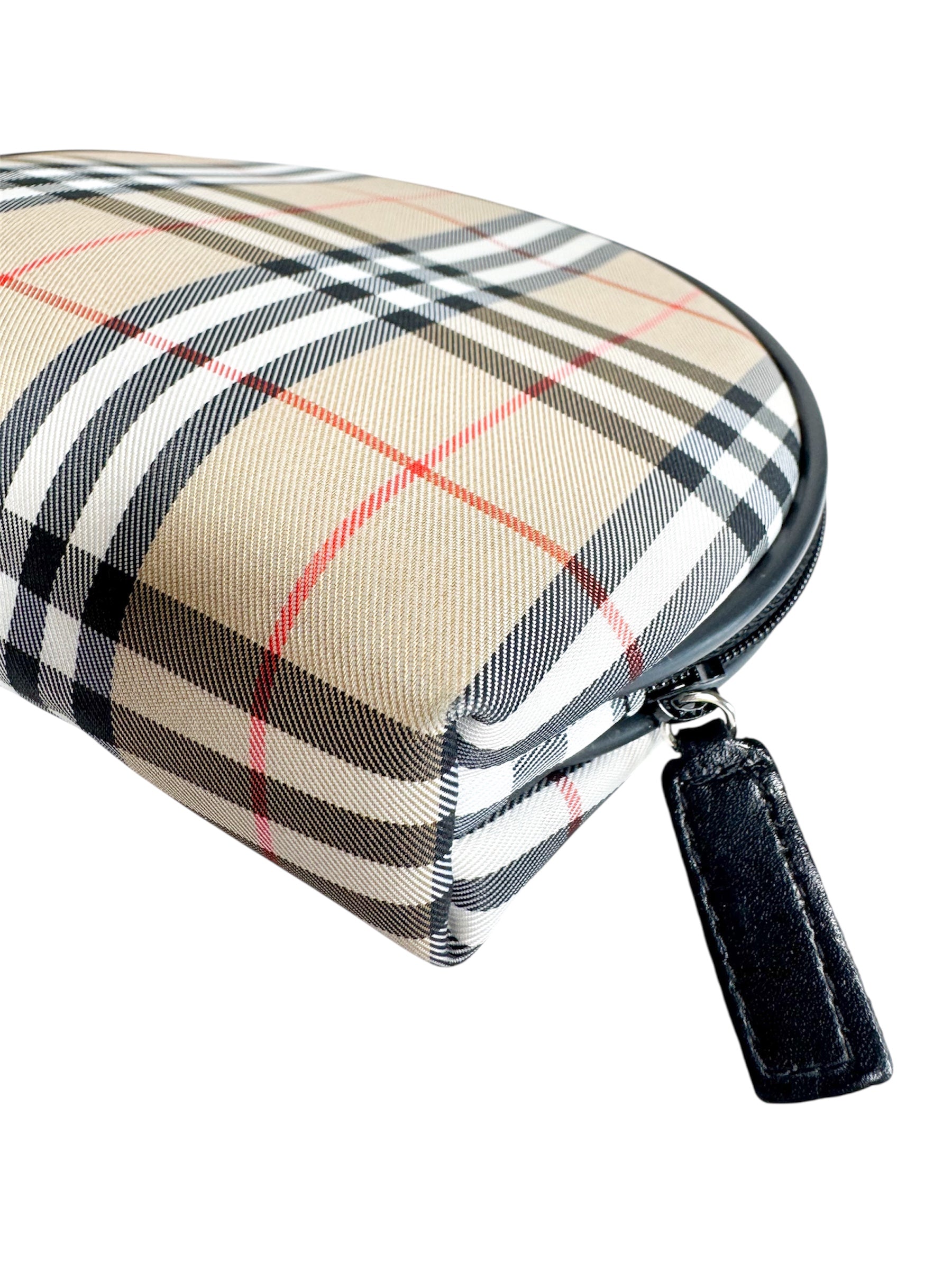 Burberry Beige House Check Monogram Pouch