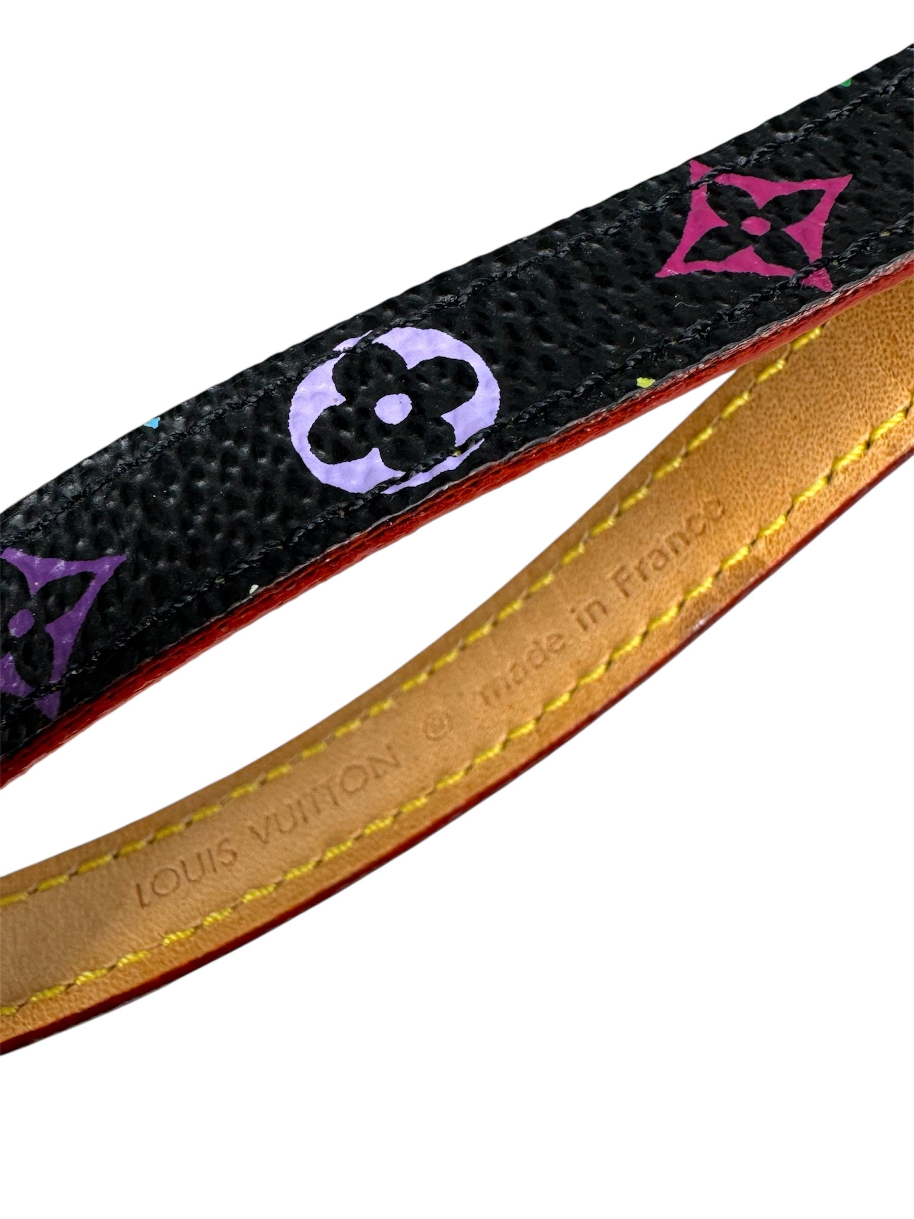 Louis Vuitton x Murakami Black Multicolor Strap/Charm