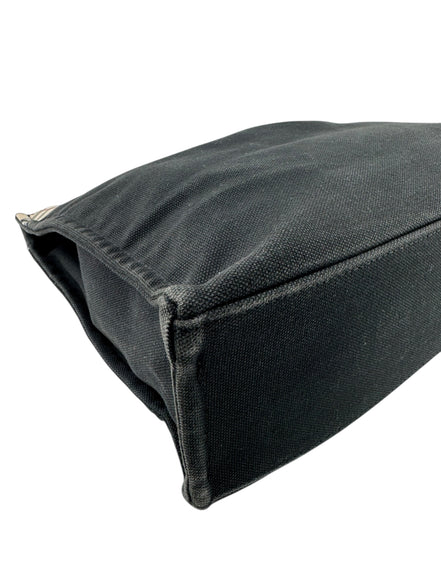 Burberry Black Canvas Vintage Tote Bag