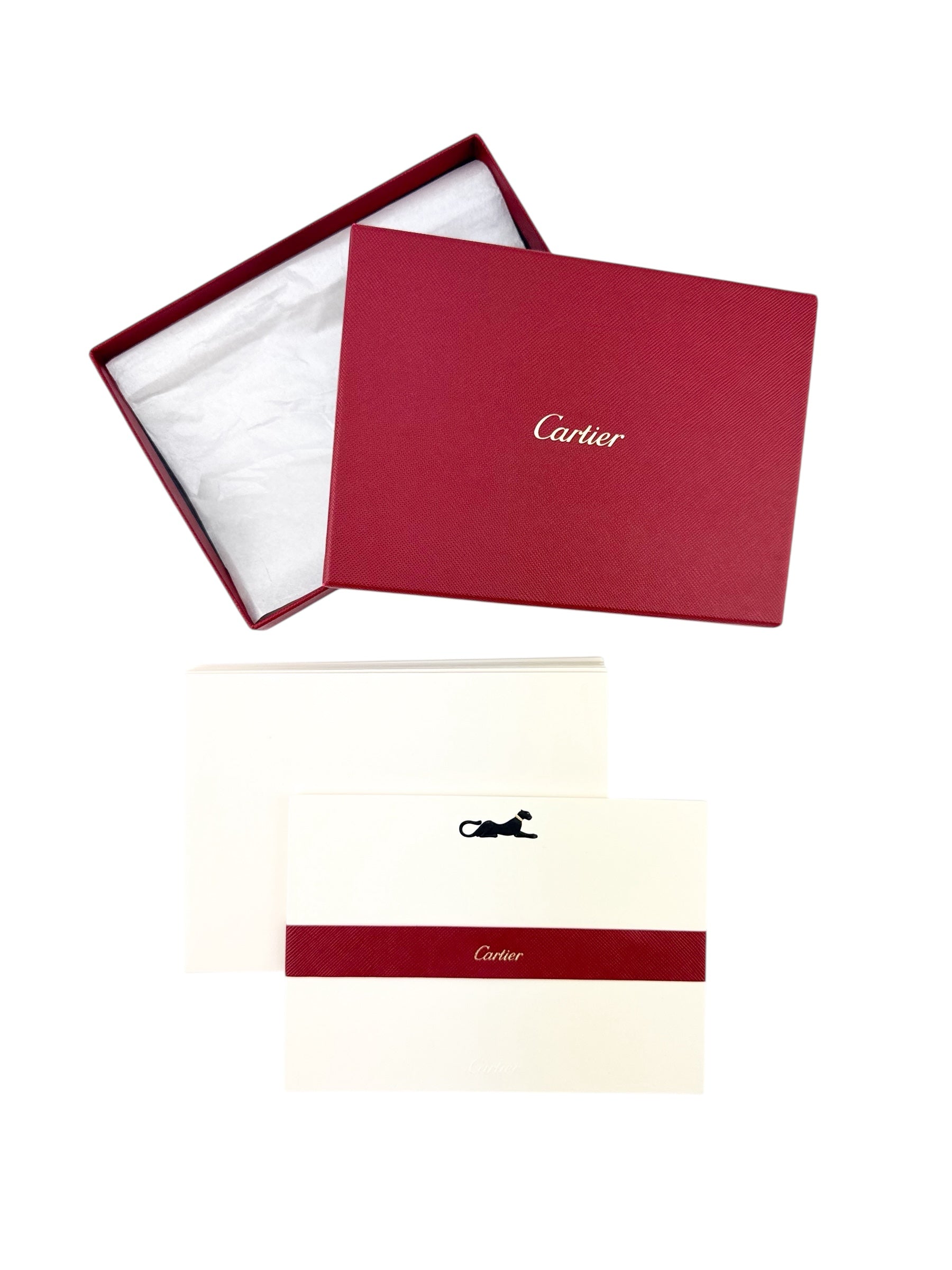 Cartier Set of 10 Postcard Notes with Envelopes