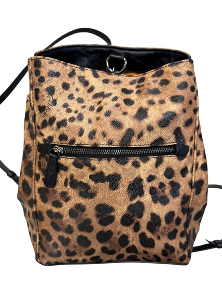 Dolce & Gabbana Leopard Coated Canvas Backpack