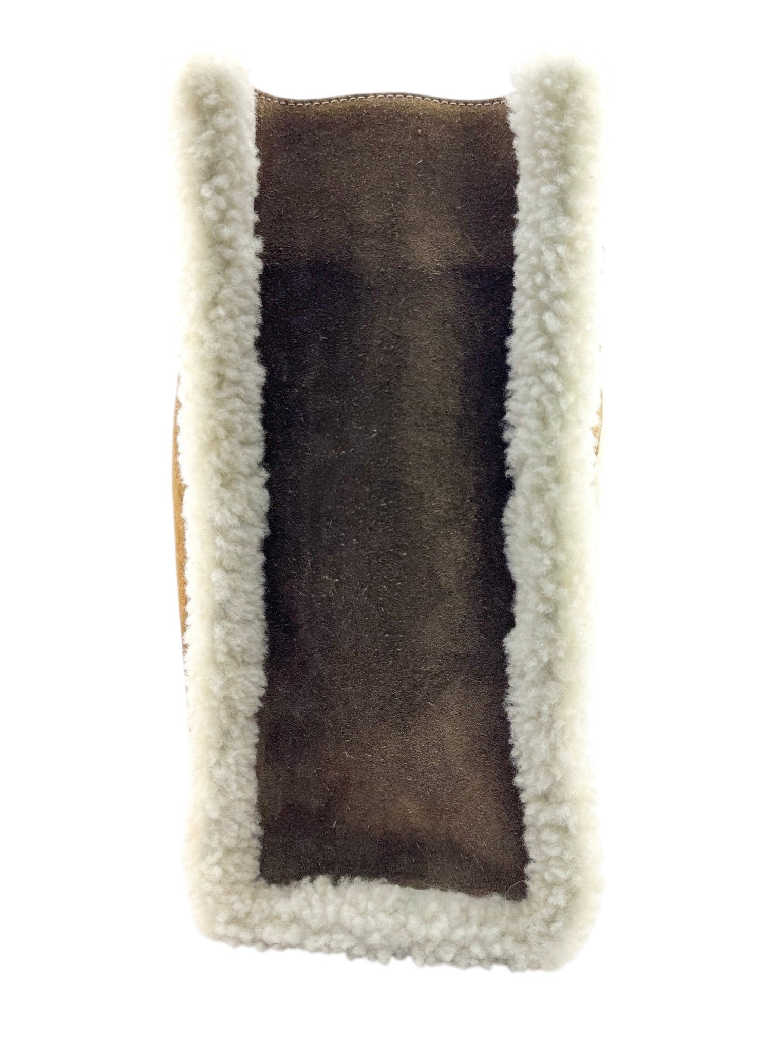 Golden Goose Brown Shearling Tote Shoulder Bag