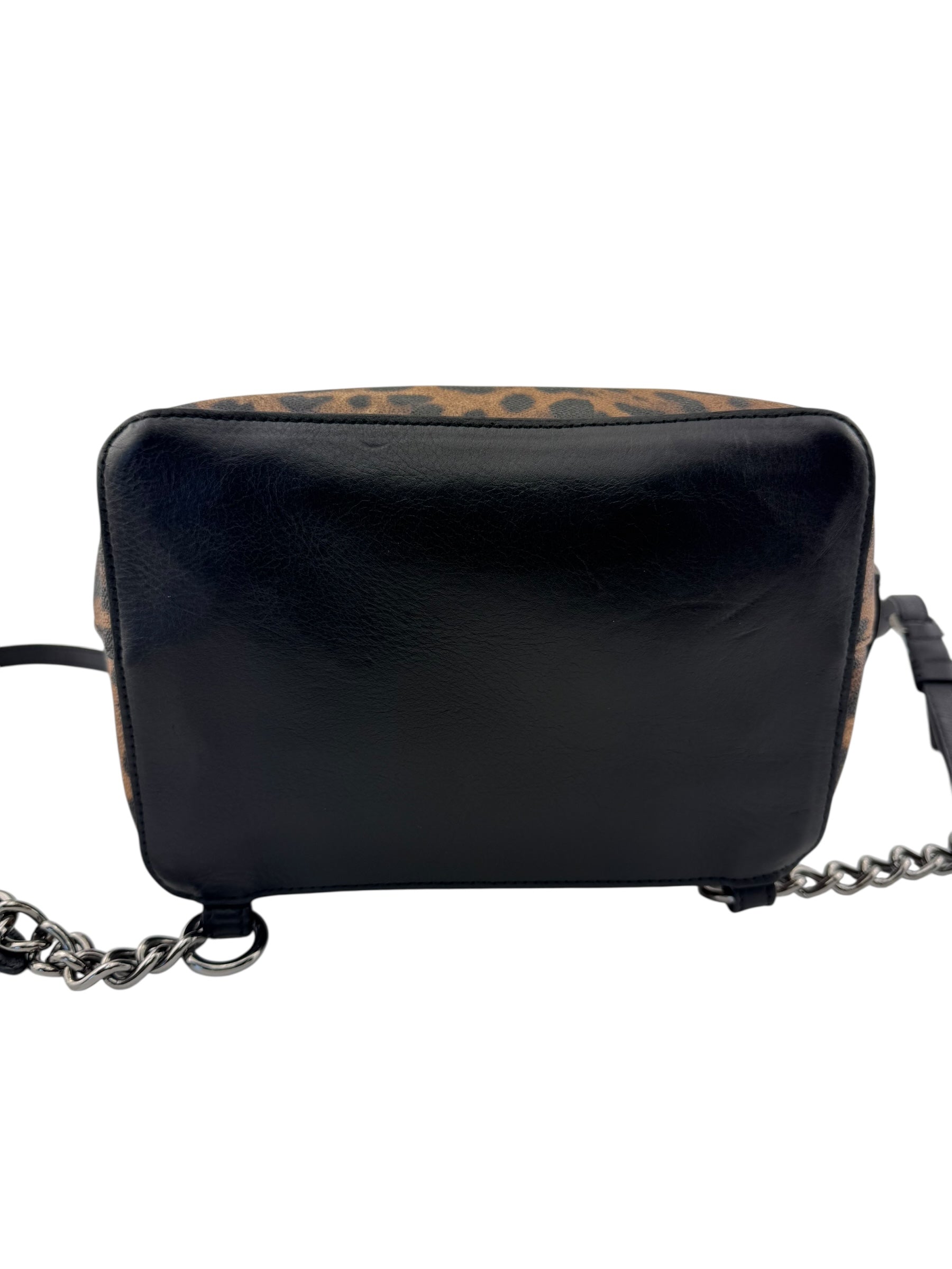 Dolce & Gabbana Leopard Coated Canvas Backpack