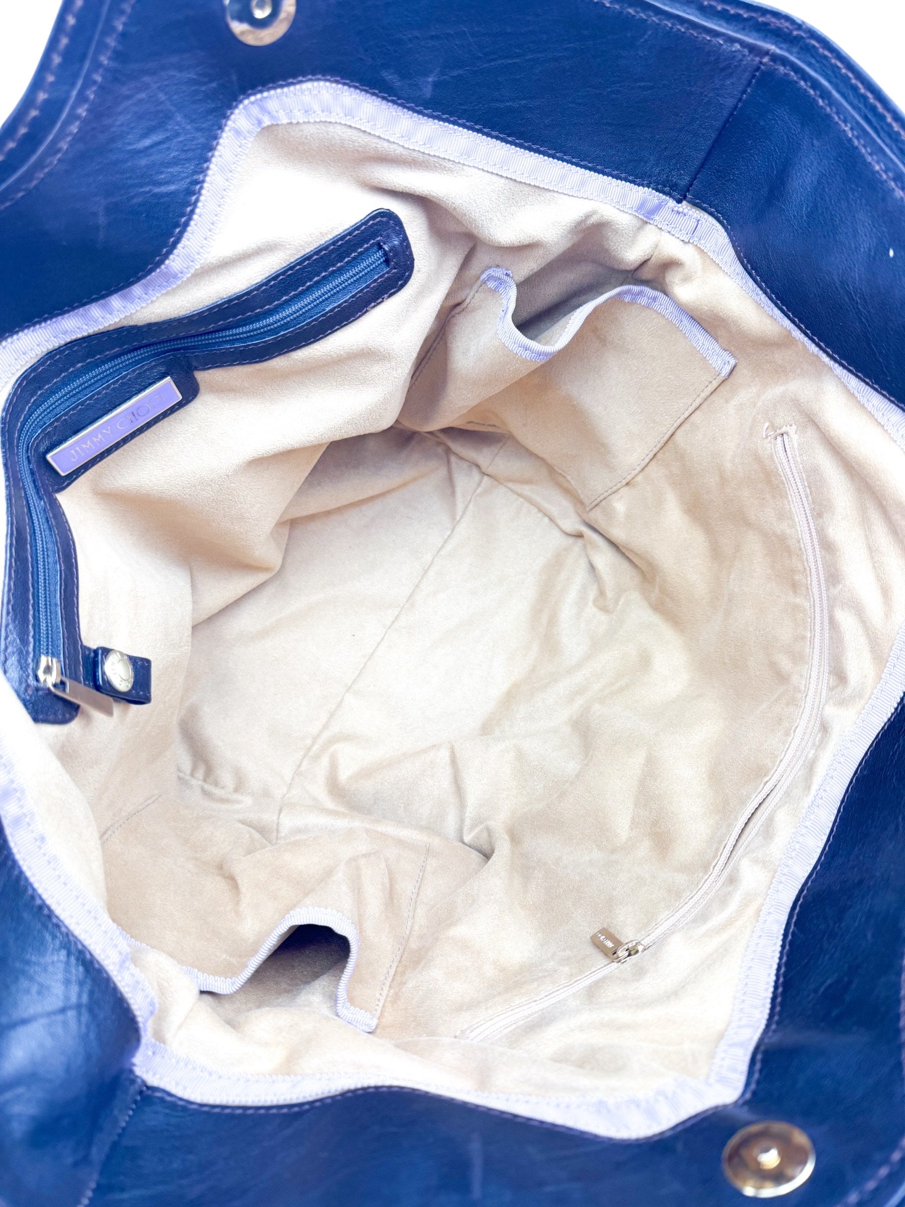 Jimmy Choo Brown Leather Satchel Bag