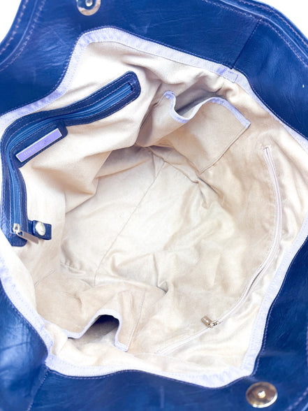 Jimmy Choo Brown Leather Satchel Bag