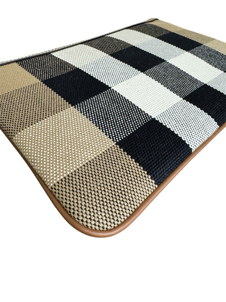 Burberry Brown House Check Pouch (Brand New)