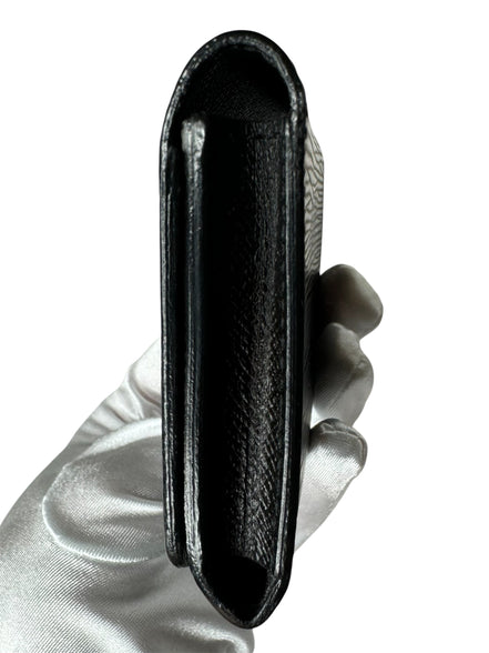 Louis Vuitton Black Epi Leather Card Holder (Full Set)
