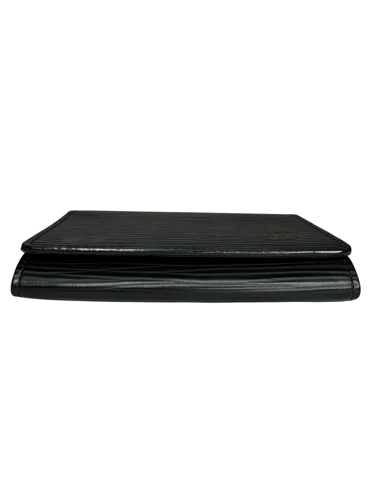 Louis Vuitton Black Epi Leather Card Holder (Full Set)