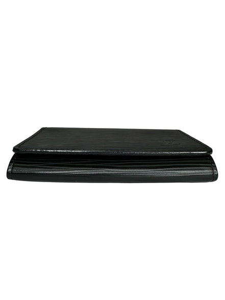 Louis Vuitton Black Epi Leather Card Holder (Full Set)