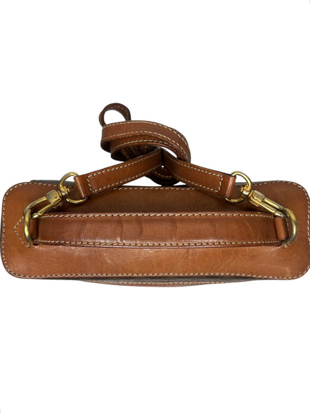 Celine Brown Macadam Canvas Vintage Handbag