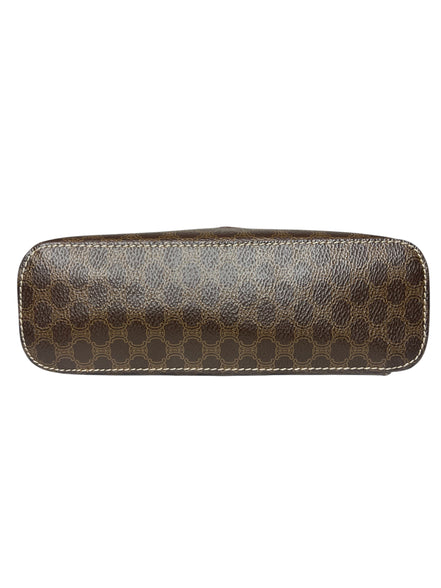 Celine Brown Macadam Canvas Vintage Handbag