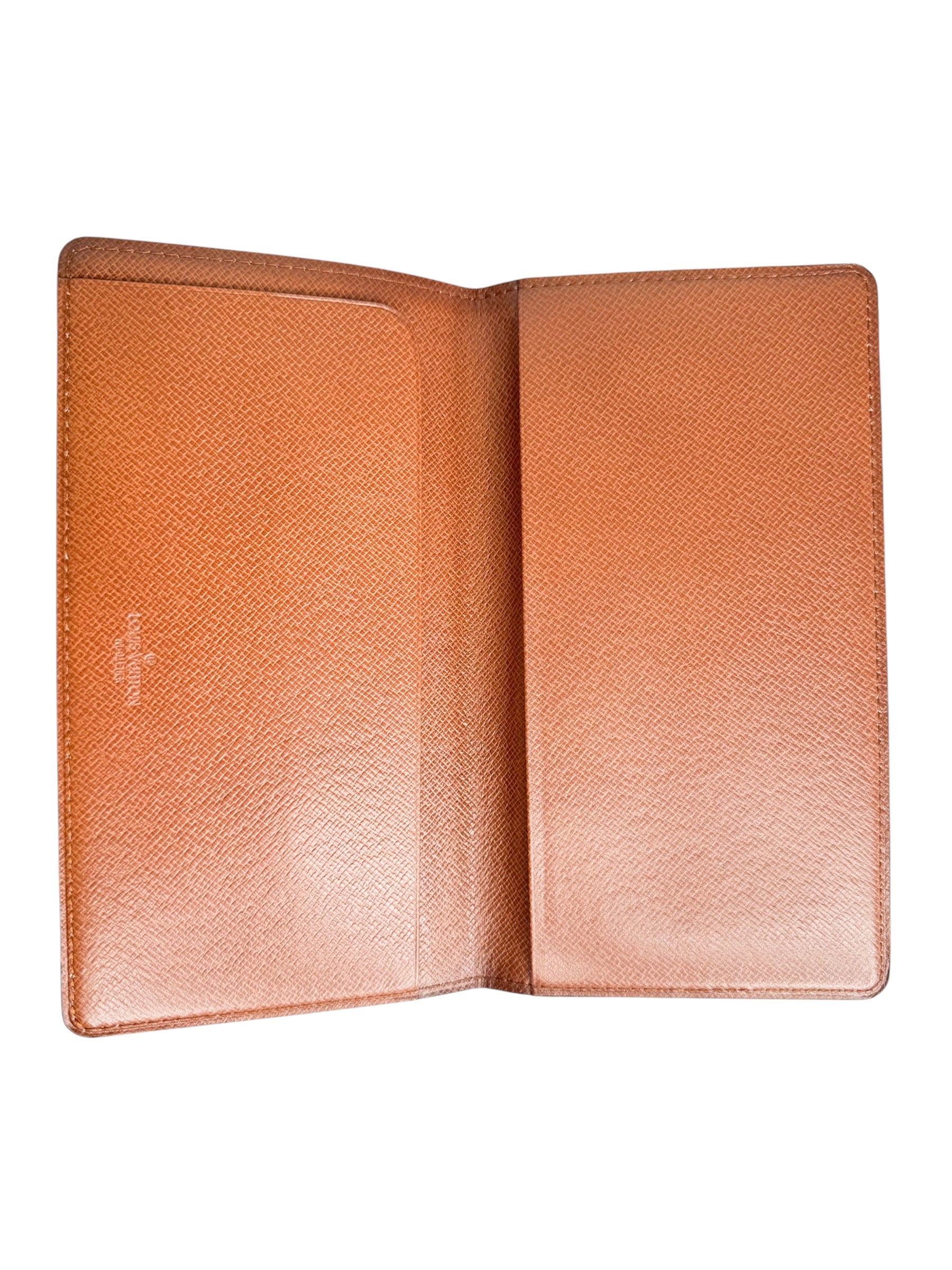 Louis Vuitton Brown Monogram Vintage Passport/Cash/Check Holder
