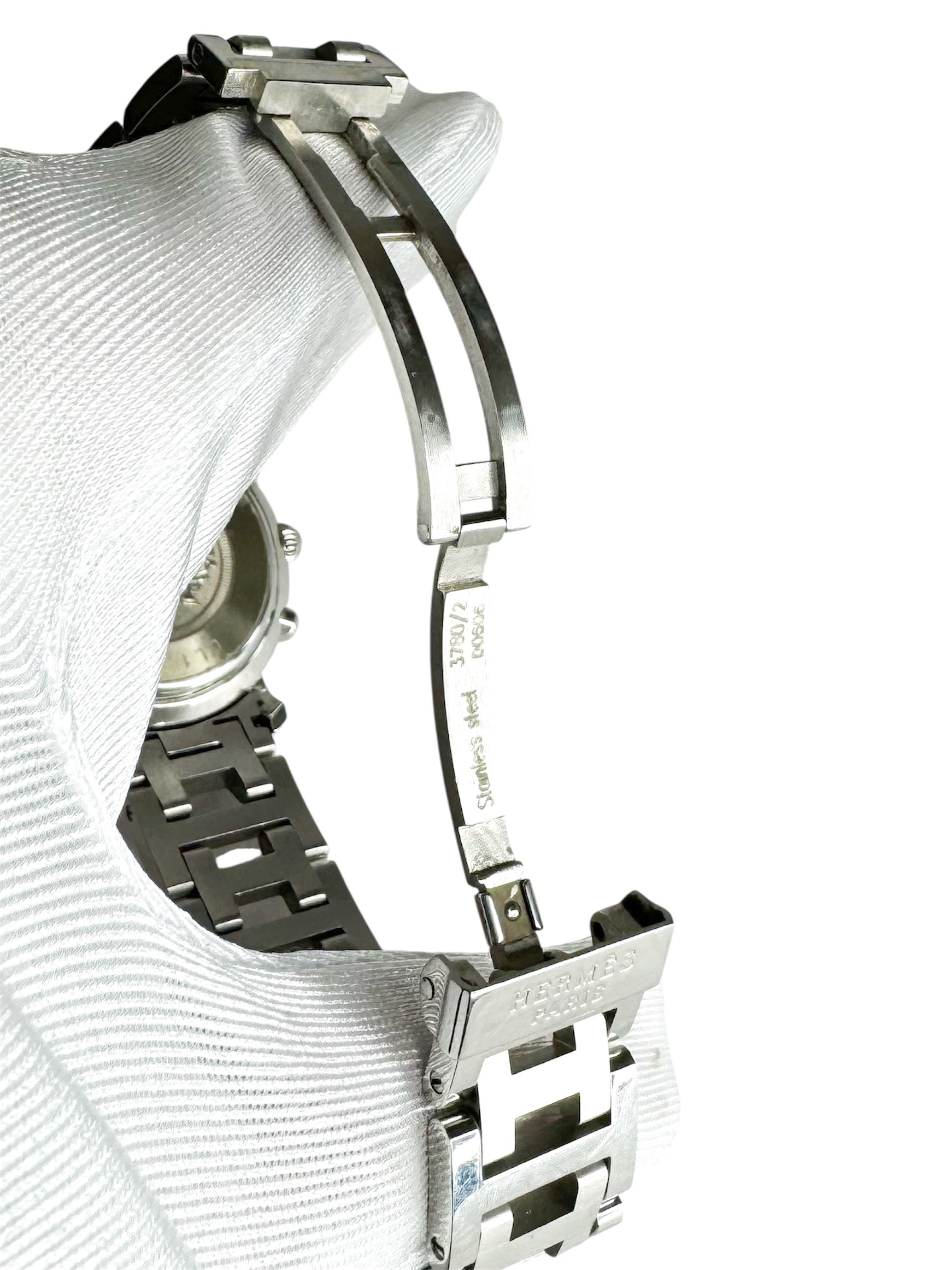 Hermes Stainless Steel Clipper Women's Watch (Full Set)