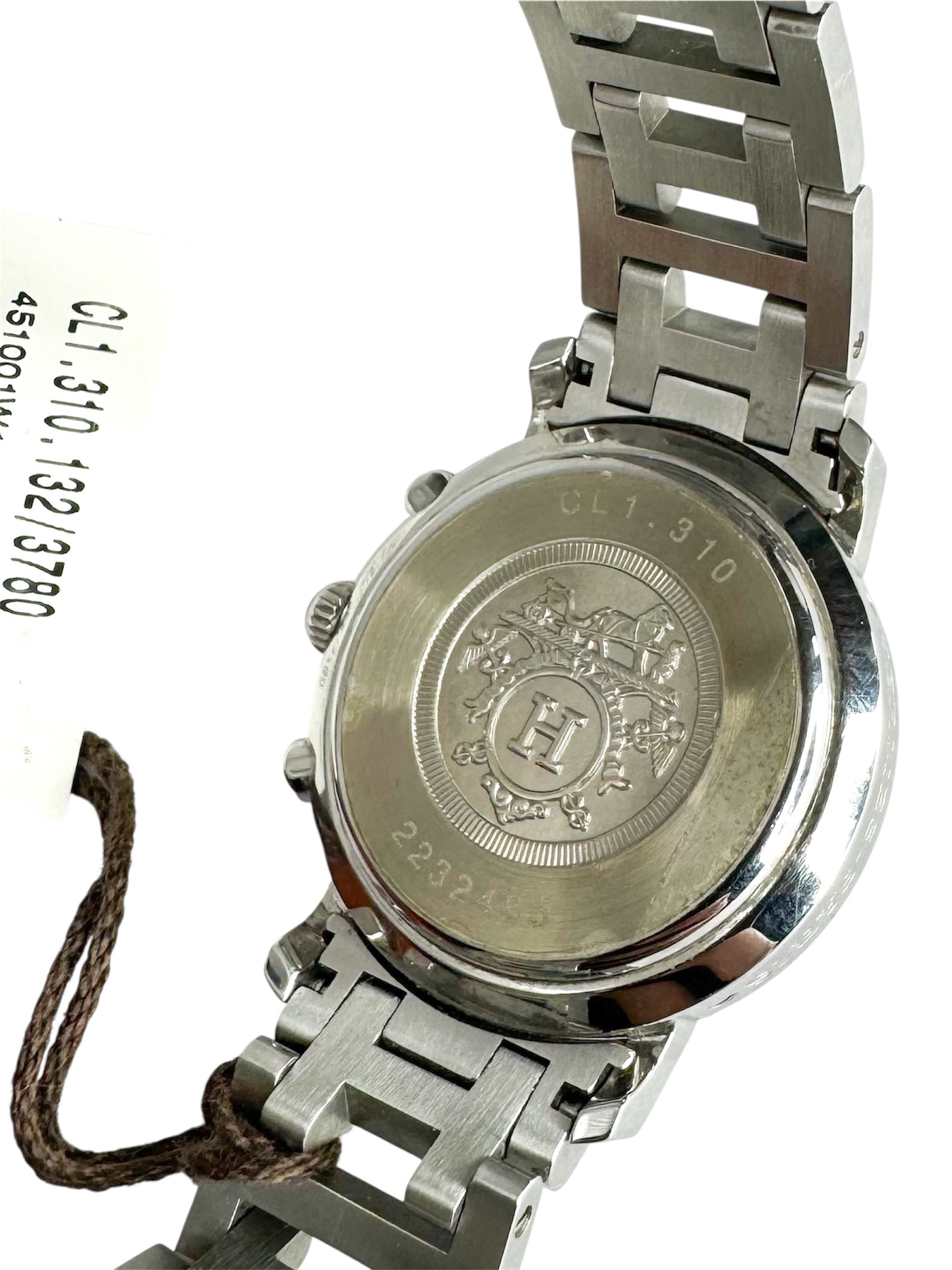 Hermes Stainless Steel Clipper Women's Watch (Full Set)